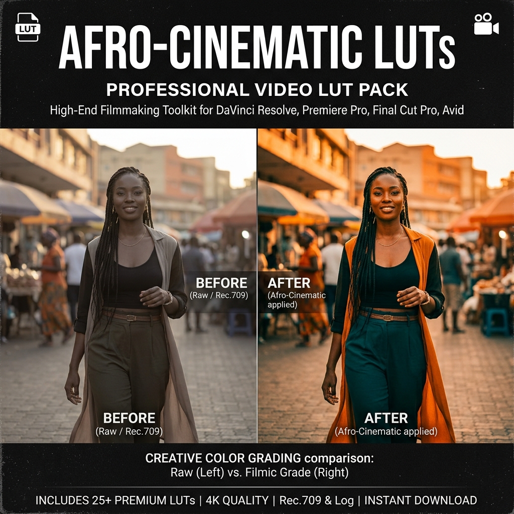 Afro Cinema LUT Pack